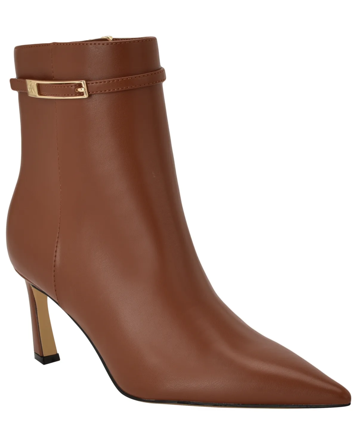 Alenna Buckle Strap Stiletto Booties