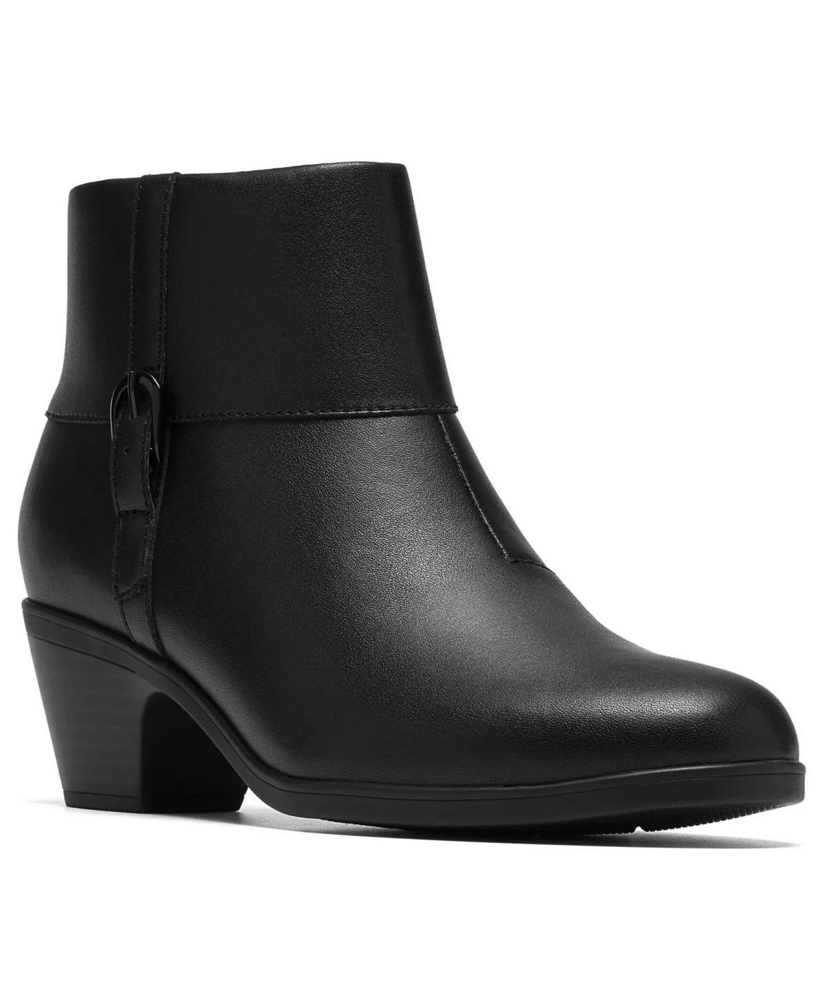 Emily Block Heel Booties by Clarks