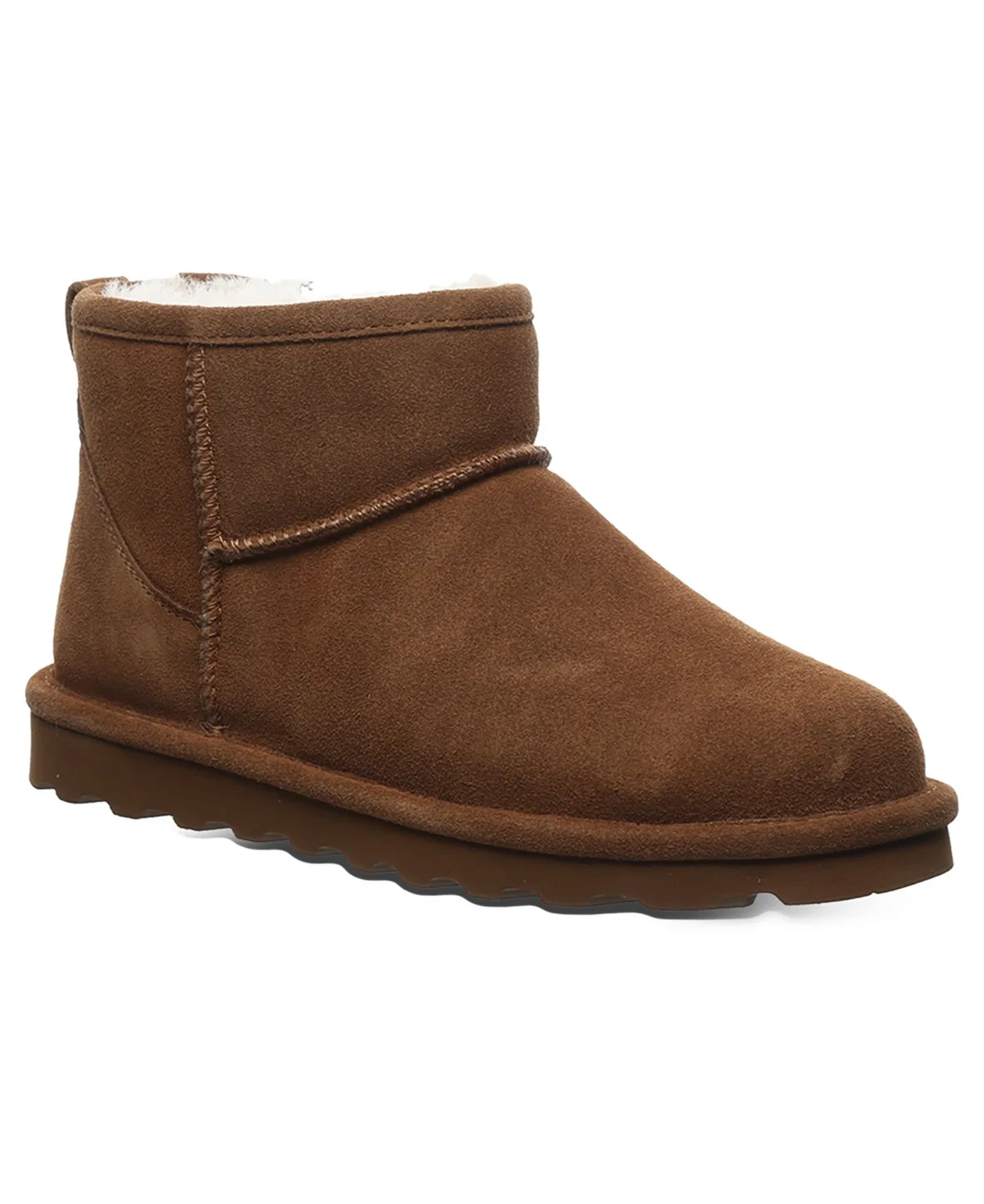 Shorty Round Toe Suede Booties by Bearpaw