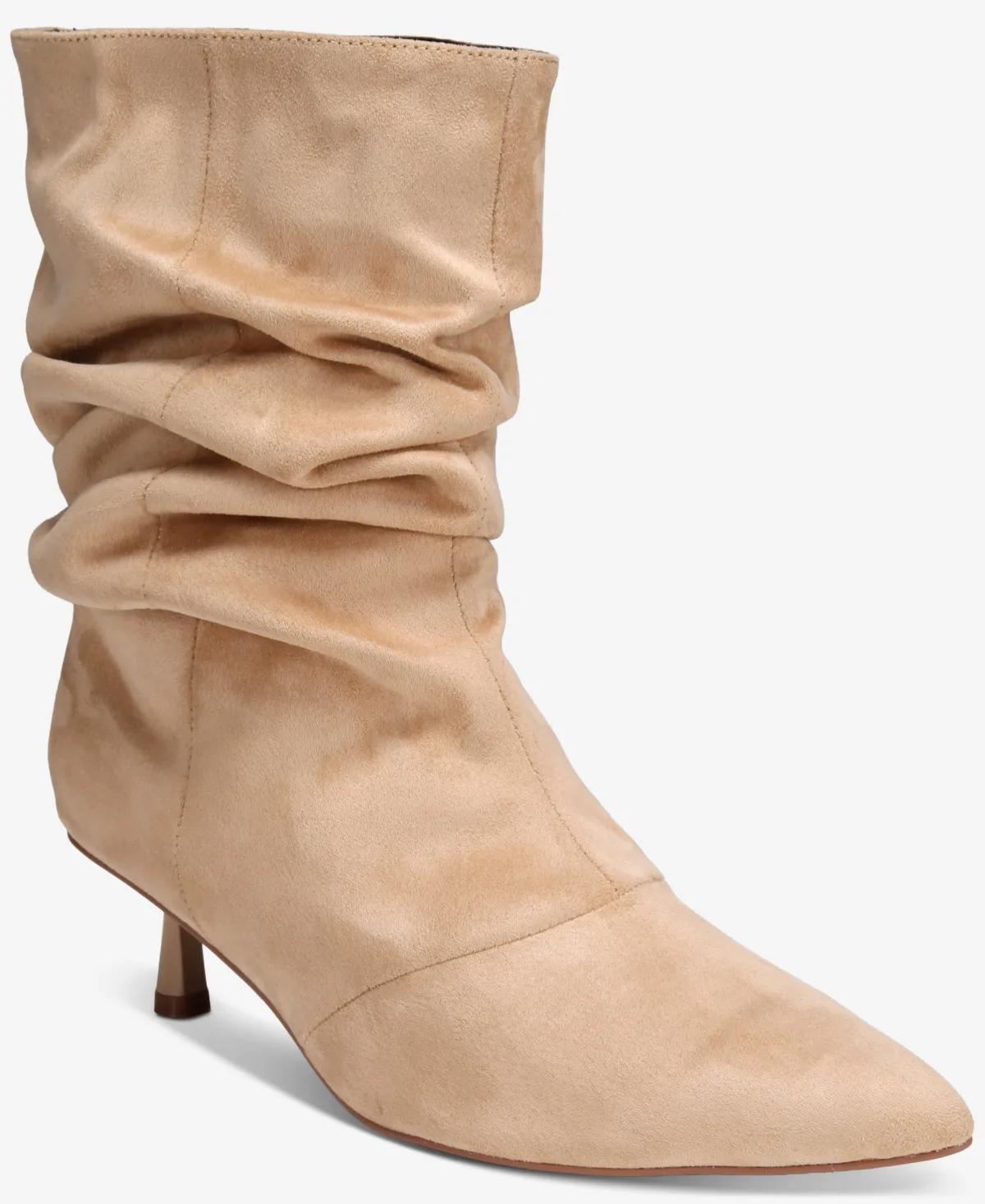 Nyla Slouch Heeled Dress Booties by Smash Shoes