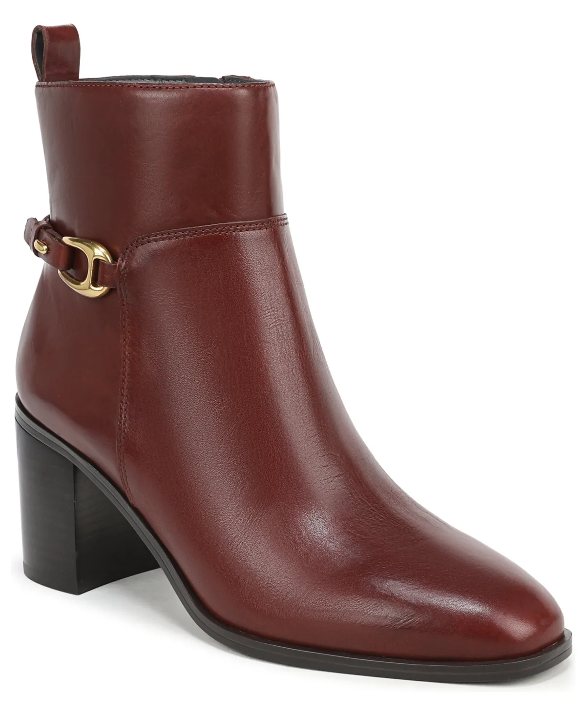 Valya Square Toe Zip Short Boots by Franco Sarto