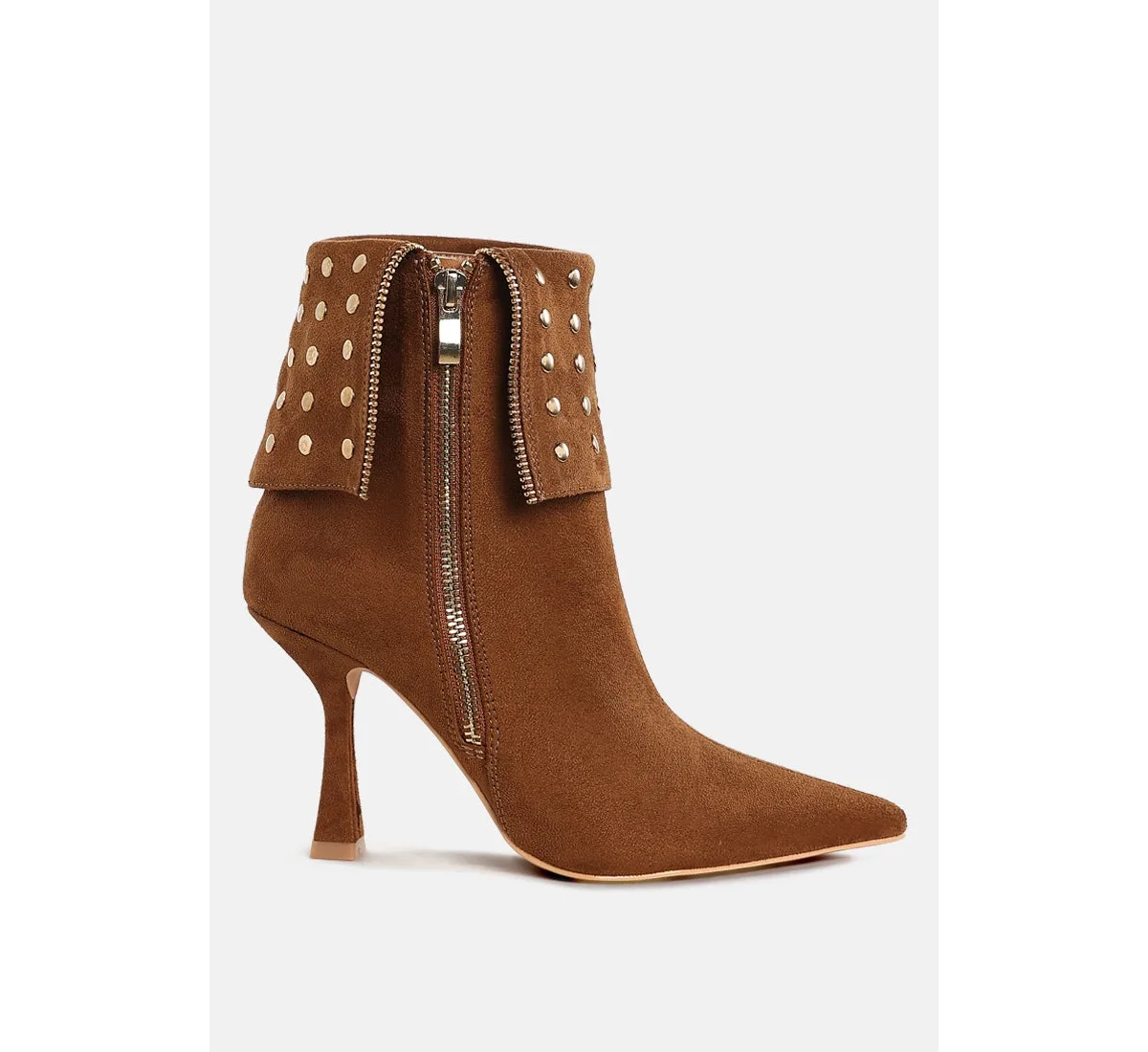 Piccini Stud Embellished Foldover Boots by London Rag