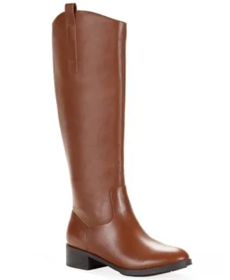 Valoraa Round Toe Full Zip Riding Boots Regular Wide Calf by Style & Co