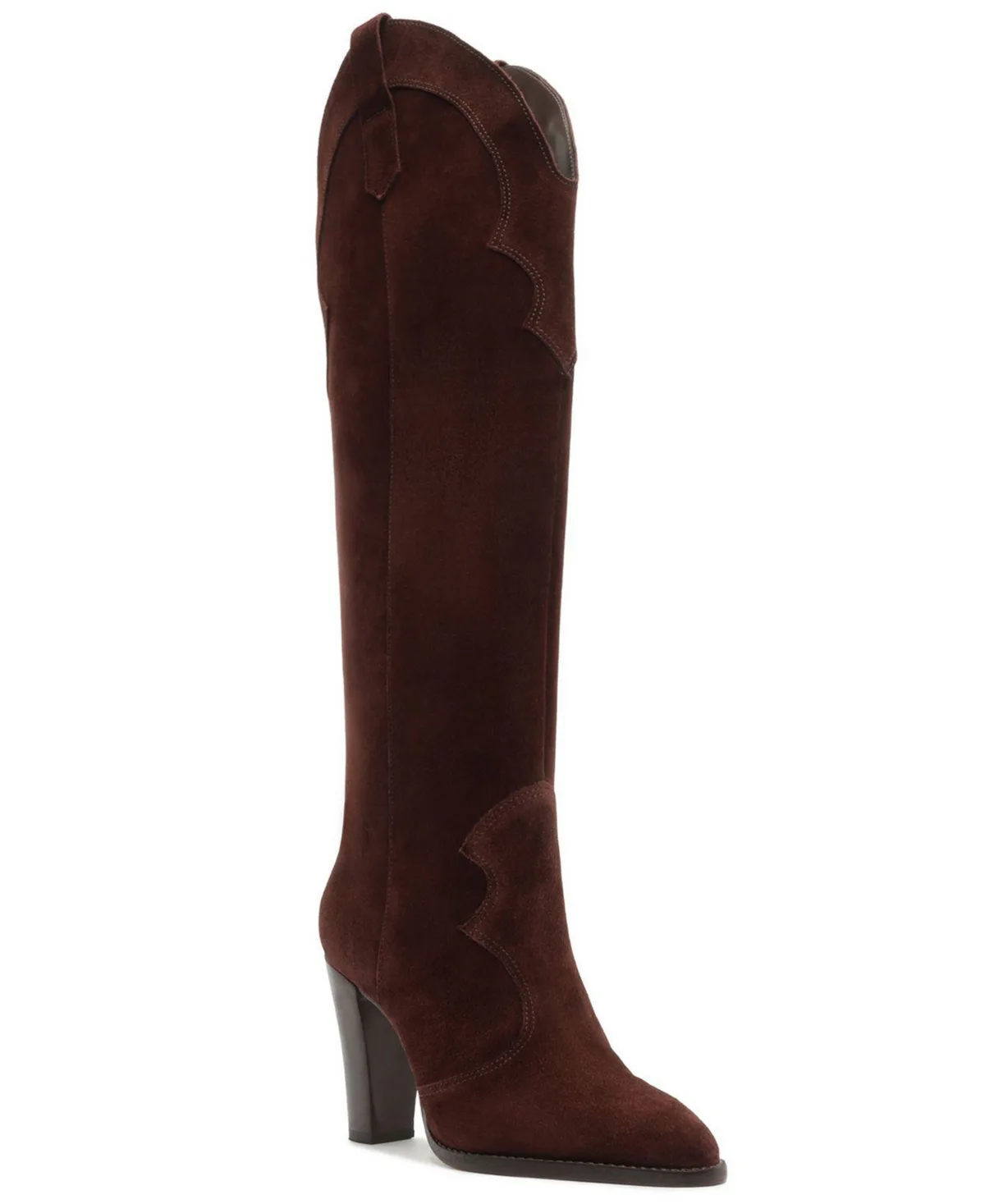 Miller Up Block Heel Tall Dress Boots by Schutz