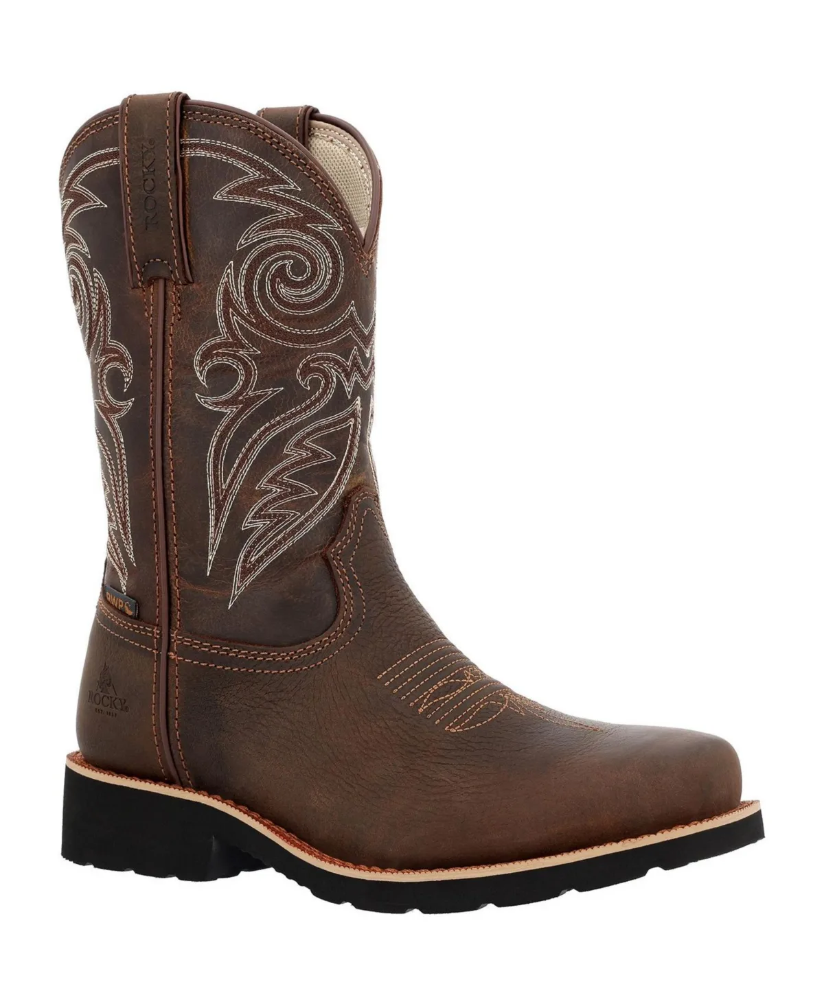 MonoCrepe 11" Steel Toe Western Boot by Rocky