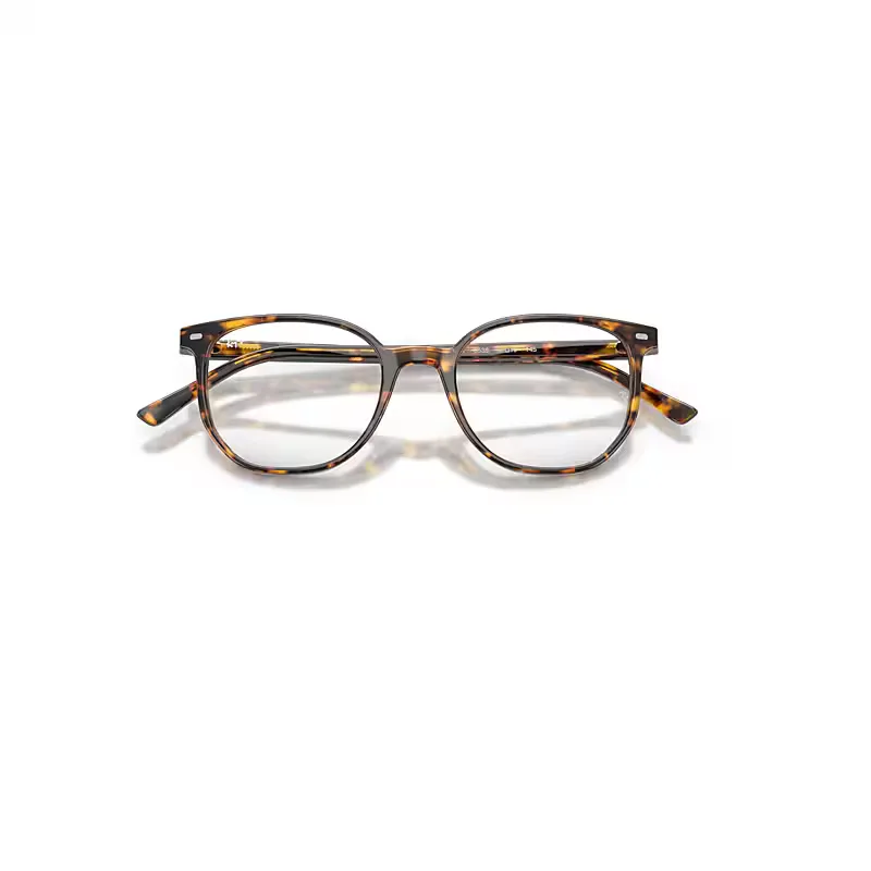 Elliot Optics Eyeglasses Havana Brown Frame Transparent Lenses Polarized by Ray-Ban