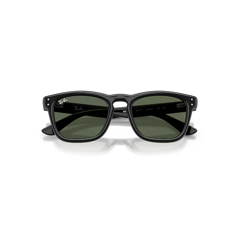 Rb2238 Sunglasses Black Frame Green Lenses by Ray-Ban