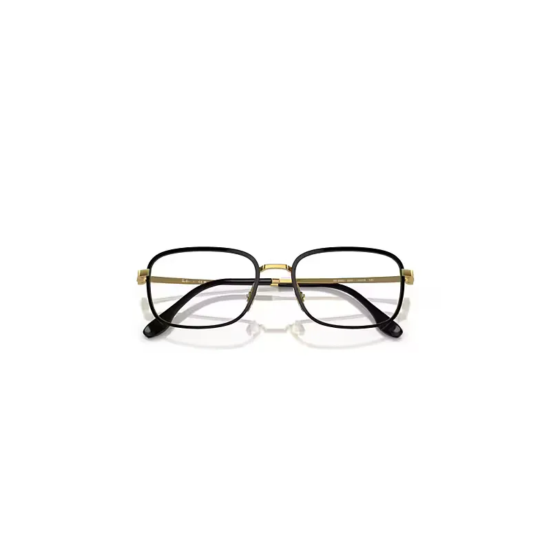 Rb6495 Optics Eyeglasses Gold Frame Clear Lenses Polarized by Ray-Ban