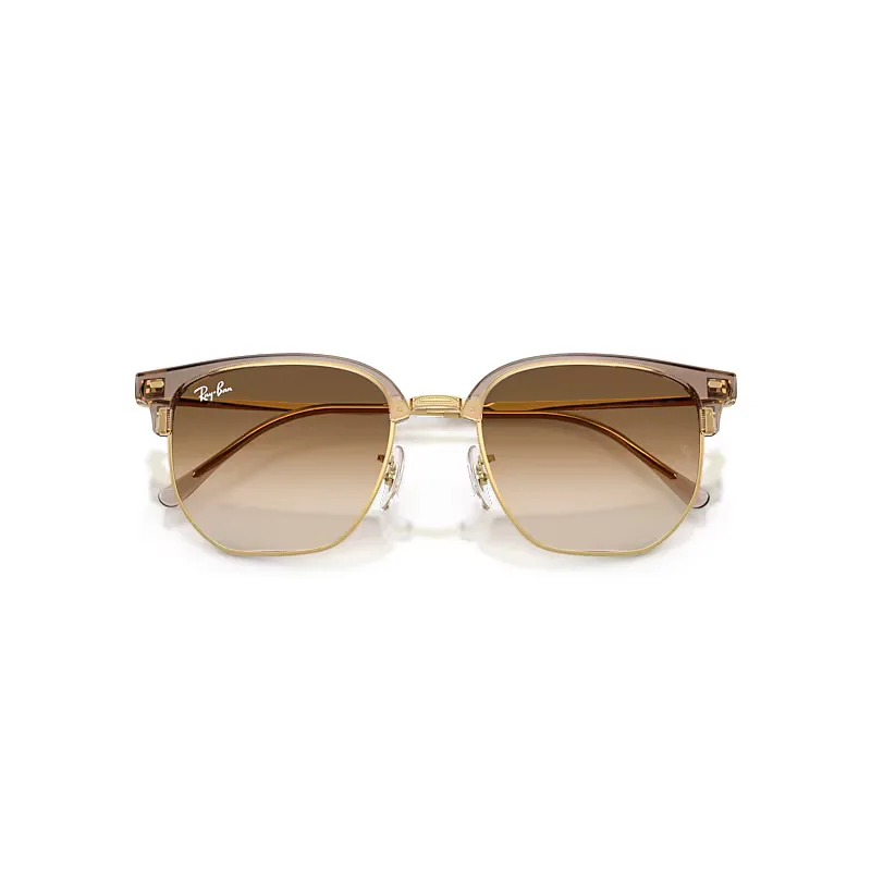 New Clubmaster Sunglasses Arista Frame Brown Lenses by Ray-Ban