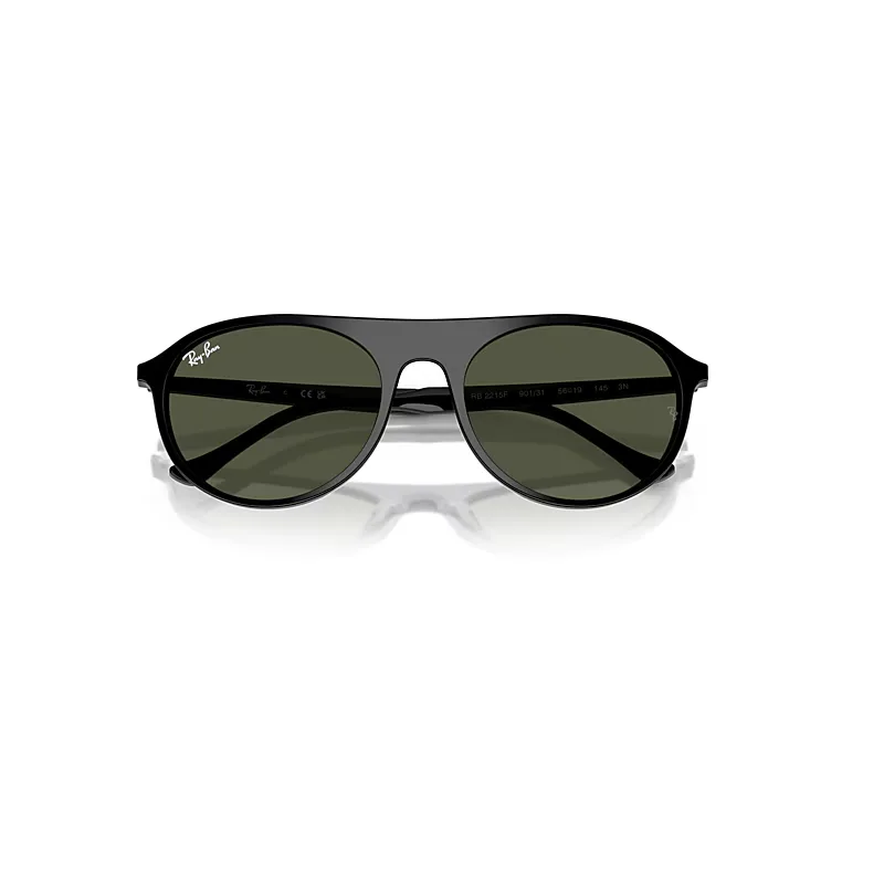Rb2215 Sunglasses Havana Yellow Turtle Frame Brown Lenses
