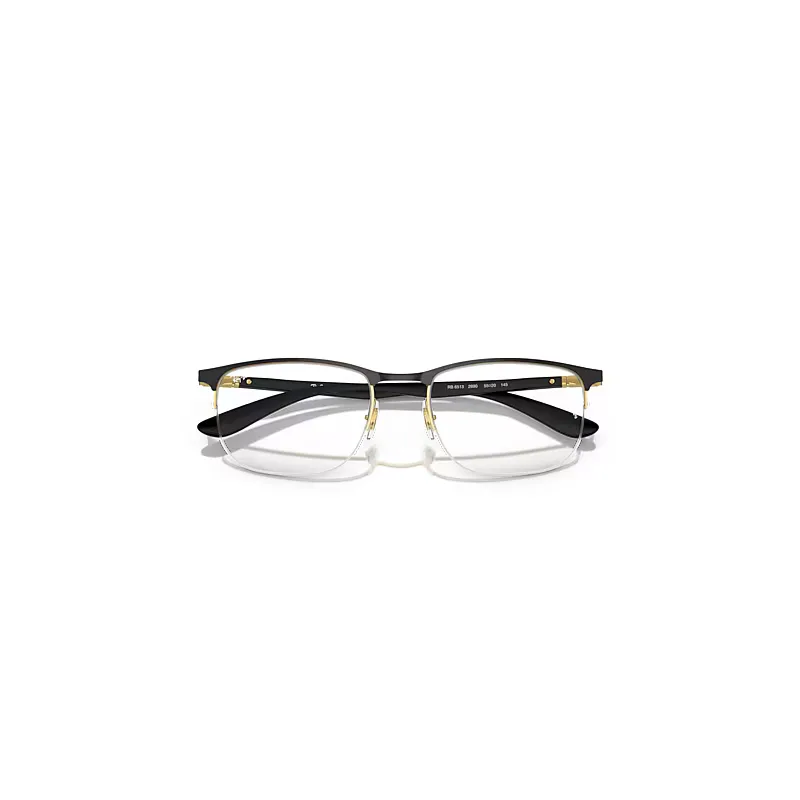 Rb6513 Optics Eyeglasses Sand Grey Frame Clear Lenses Polarized by Ray-Ban