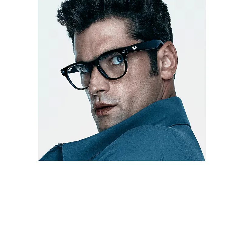 Meta Optics (gen 2) Shiny Black Frame Demo Lens Prescription AI Glasses by Ray-Ban