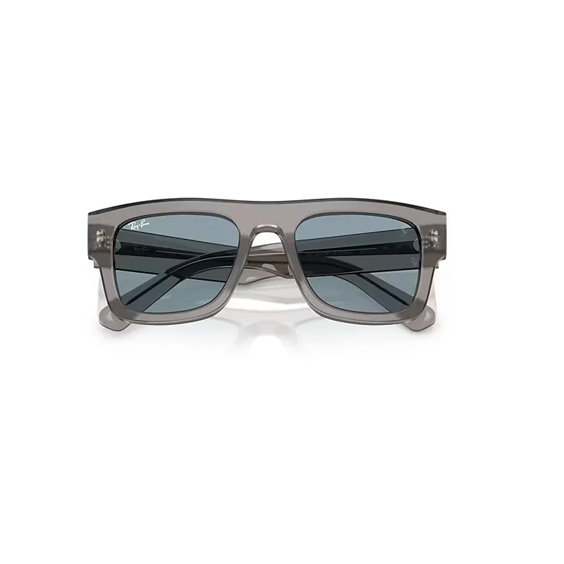 Rb2217m Scuderia Ferrari Collection Sunglasses Transparent Grey Frame Blue Lenses