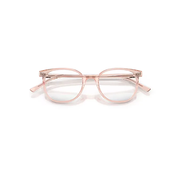 Elliot Optics Eyeglasses Transparent Pink Frame Transparent Lenses Polarized by Ray-Ban