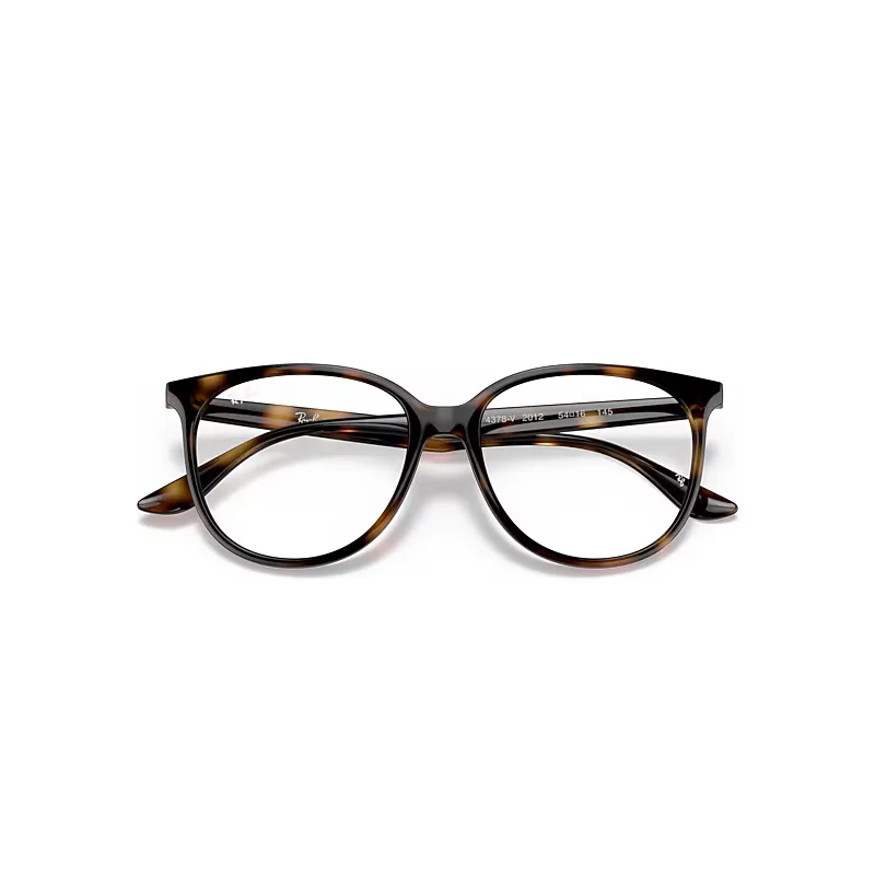 Rb4378v Optics Eyeglasses Havana Frame Clear Lenses Polarized