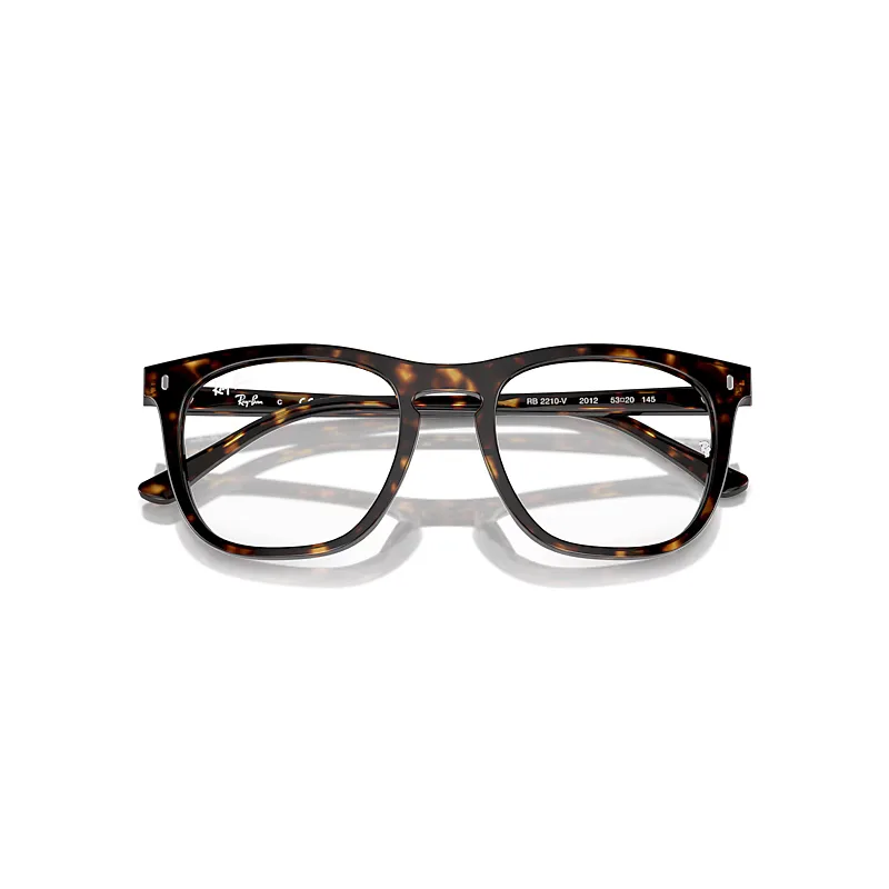 Rb2210v Optics Eyeglasses Havana Frame Clear Lenses Polarized by Ray-Ban