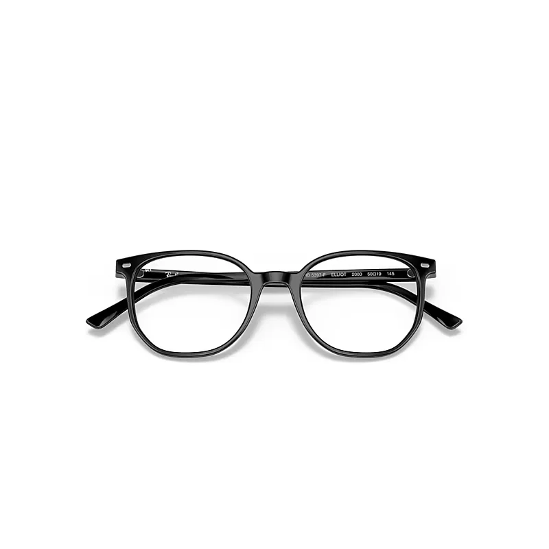 Elliot Optics Eyeglasses Black Frame Clear Lenses Polarized by Ray-Ban