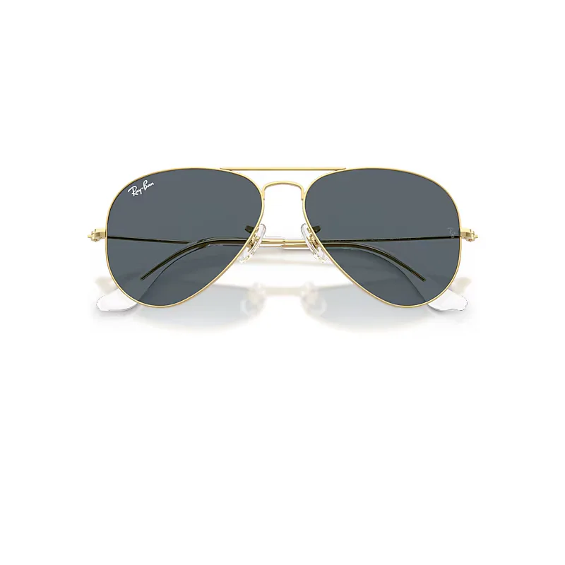 Aviator Classic Sunglasses Arista Frame Blue Lenses by Ray-Ban