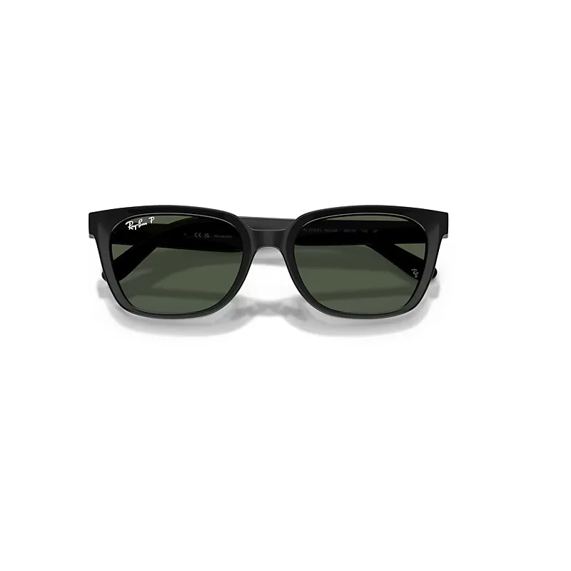 Rb2243d Sunglasses Black Frame Green Lenses Polarized by Ray-Ban