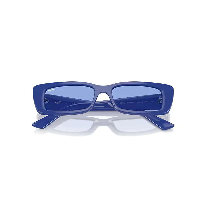 Teru Bio-Based Sunglasses Electric Blue Frame Blue Lenses