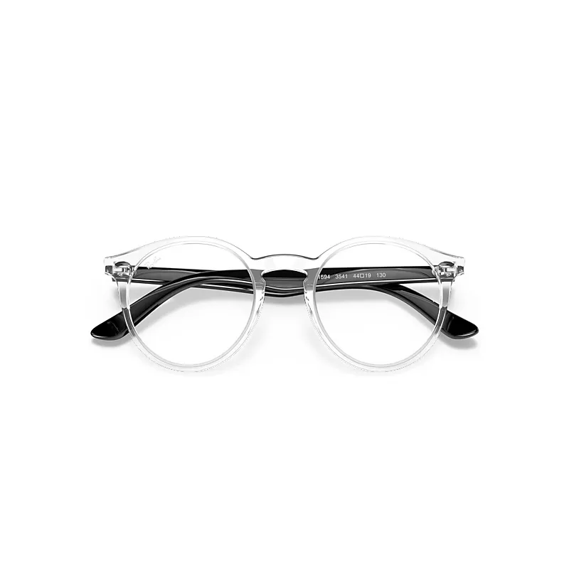 Rb1594 Optics Eyeglasses Black Frame Clear Lenses Polarized by Ray-Ban
