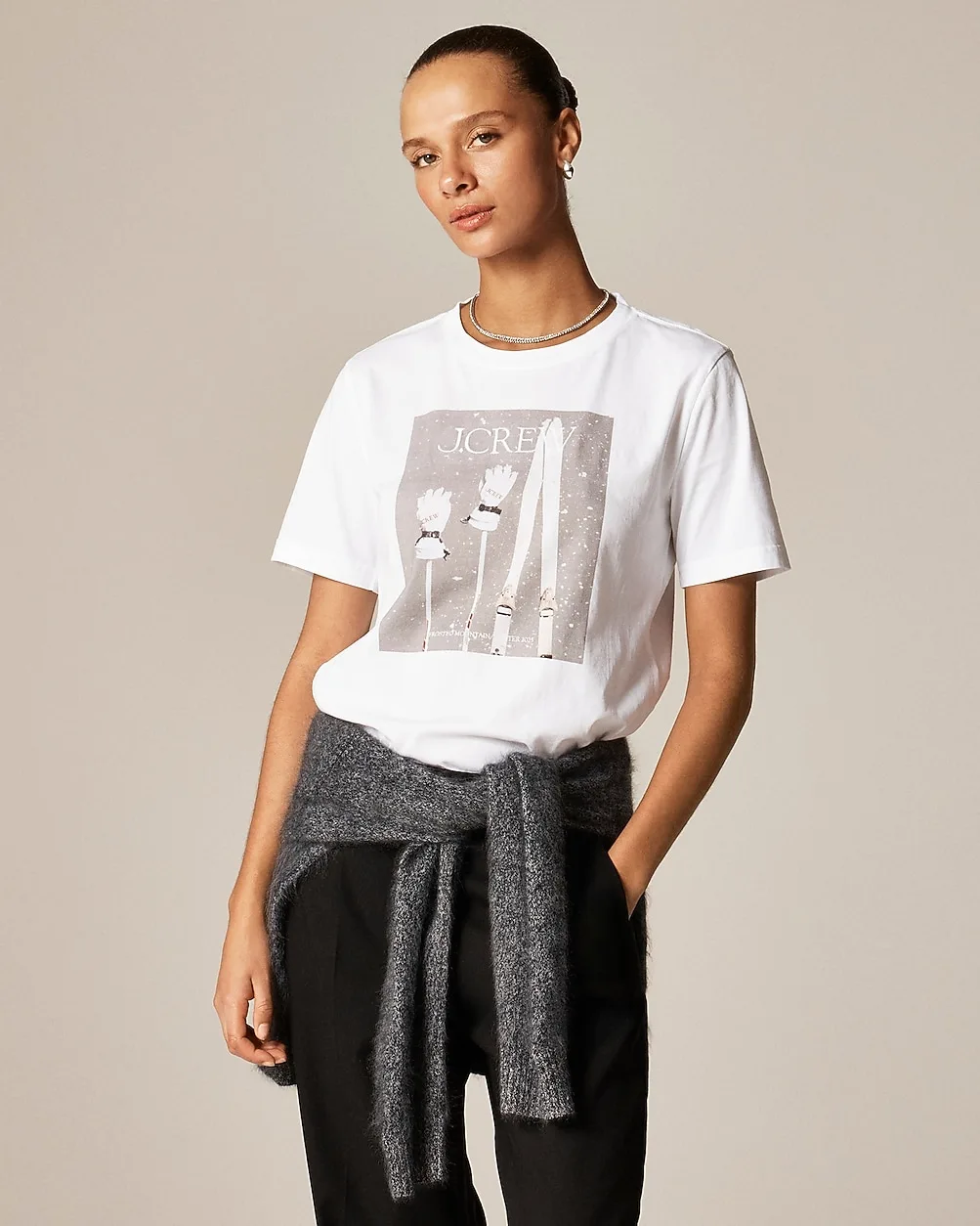 Winter Catalog Graphic T-Shirt in Broken-In Jersey by J.Crew