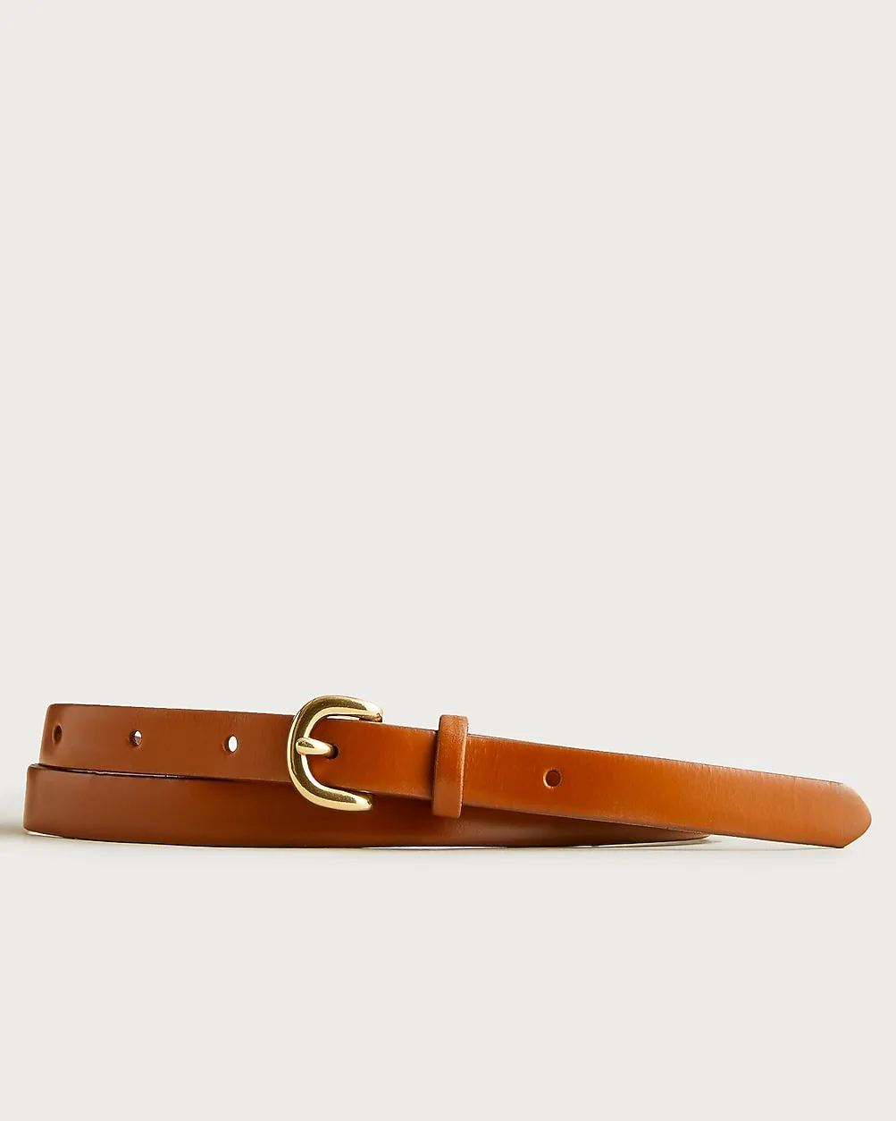 Skinny Italian Leather Belt