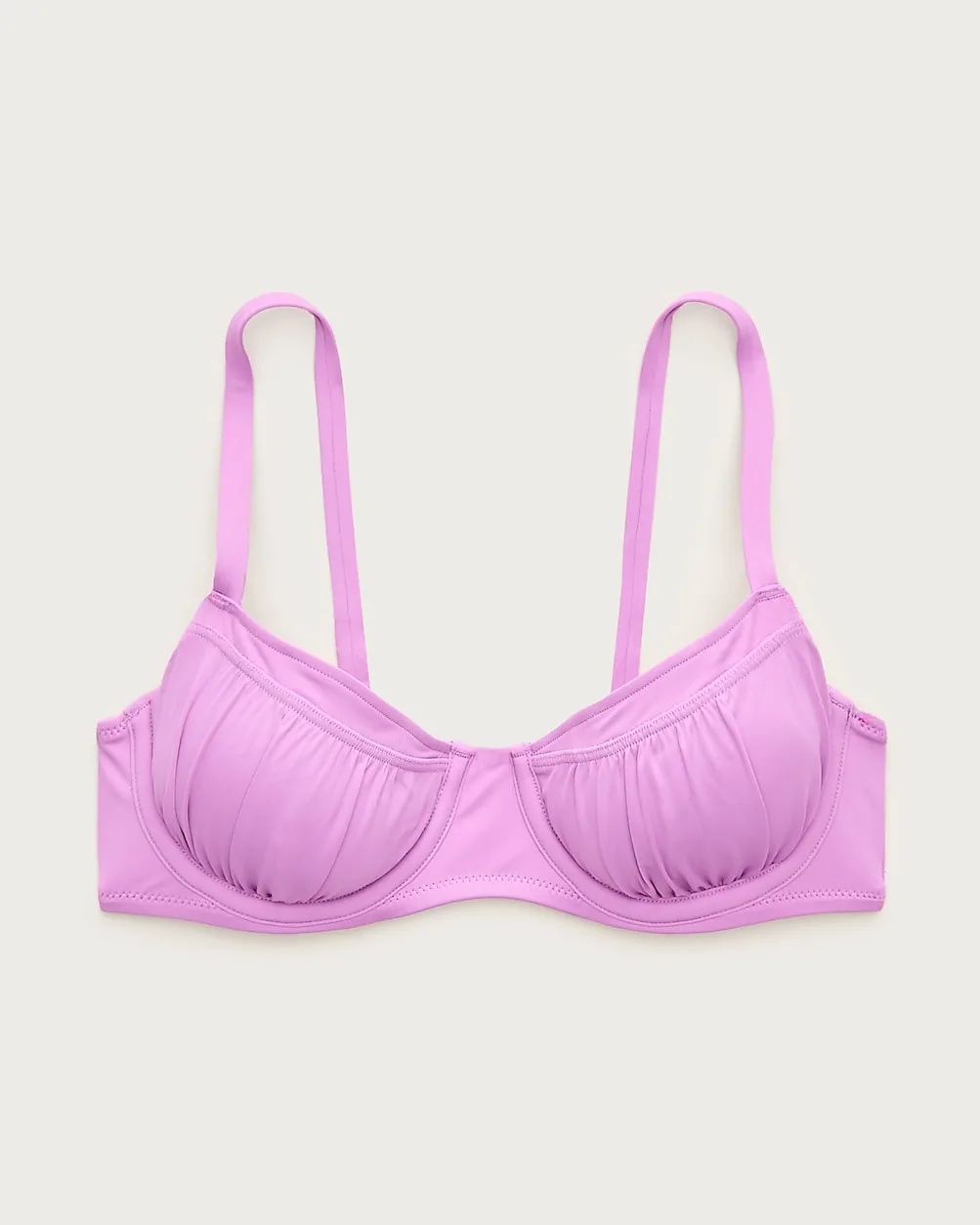 Ruched Underwire Bikini Top by J.Crew