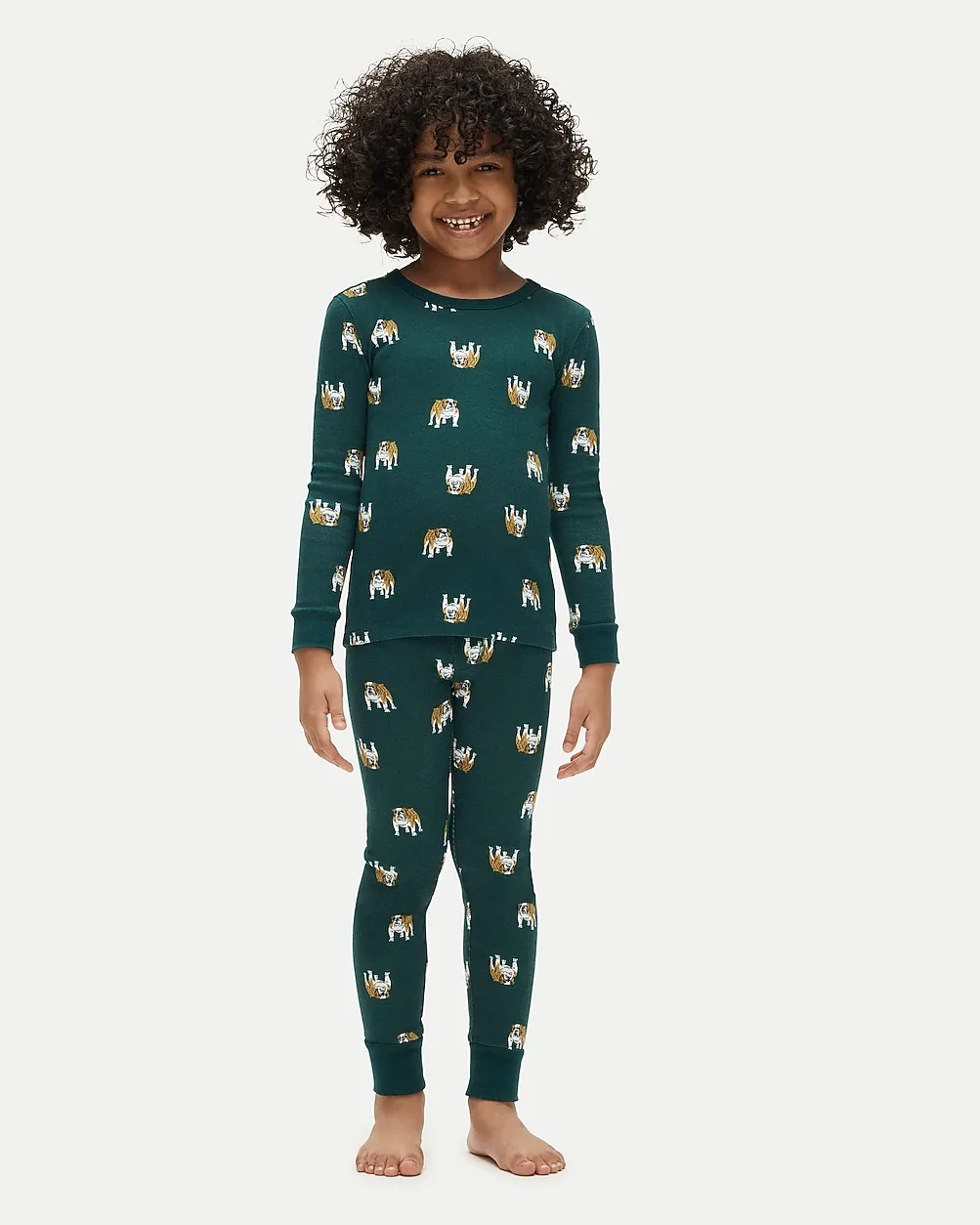 Long-Sleeve Printed Pajama Set by J.Crew
