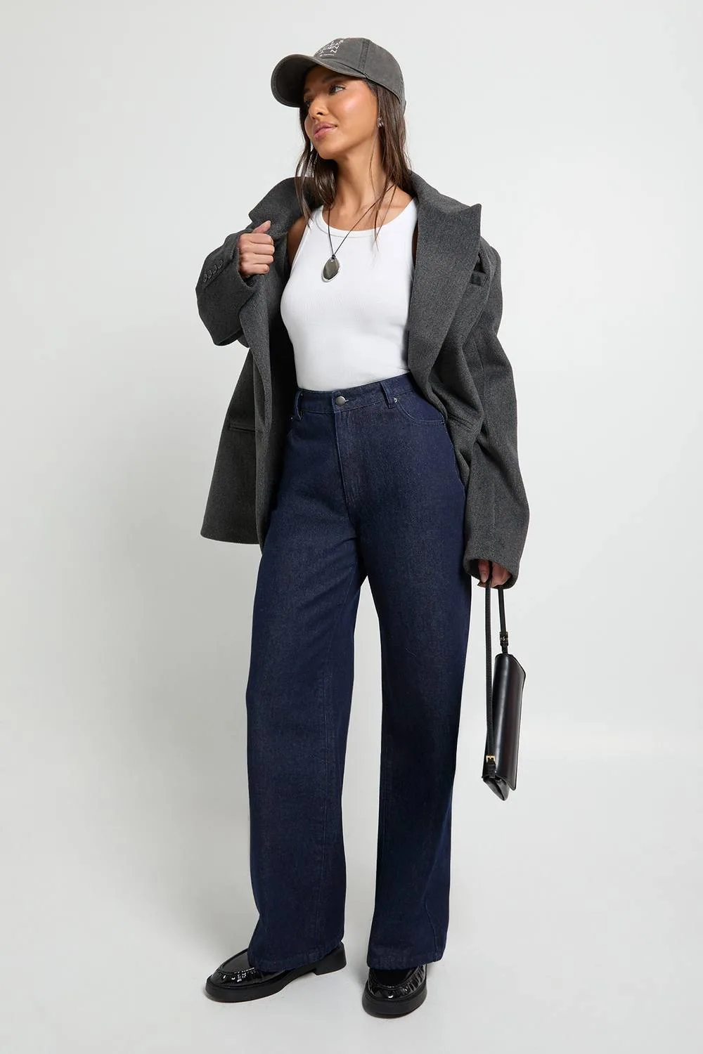 High Waist Wide Leg Jean