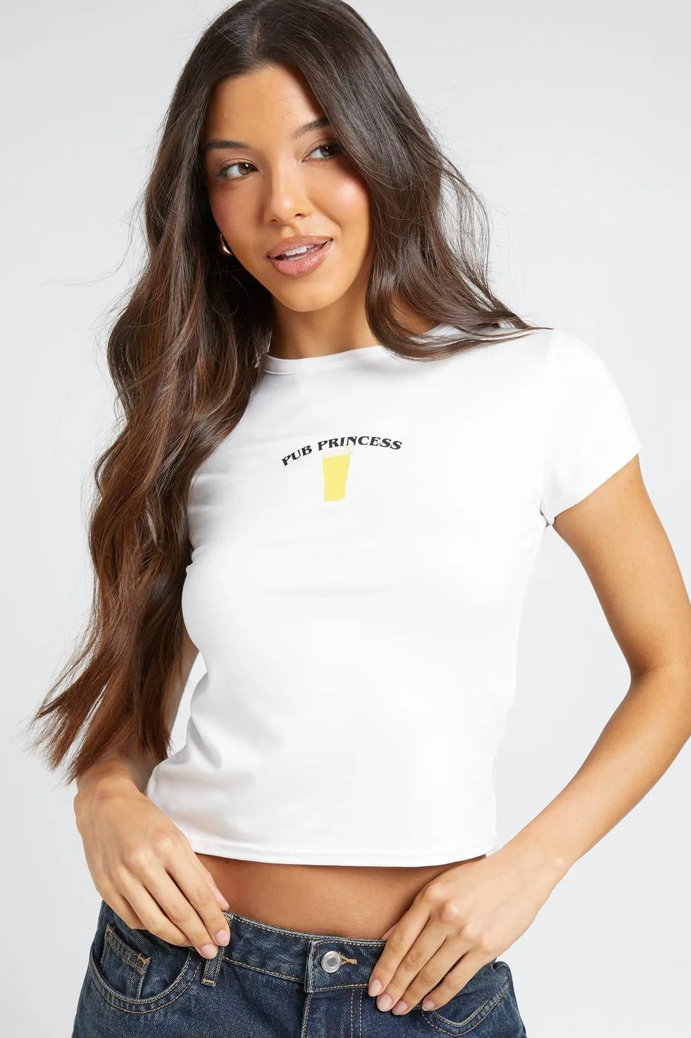 England Pub Princess Football Baby T-Shirt by boohoo