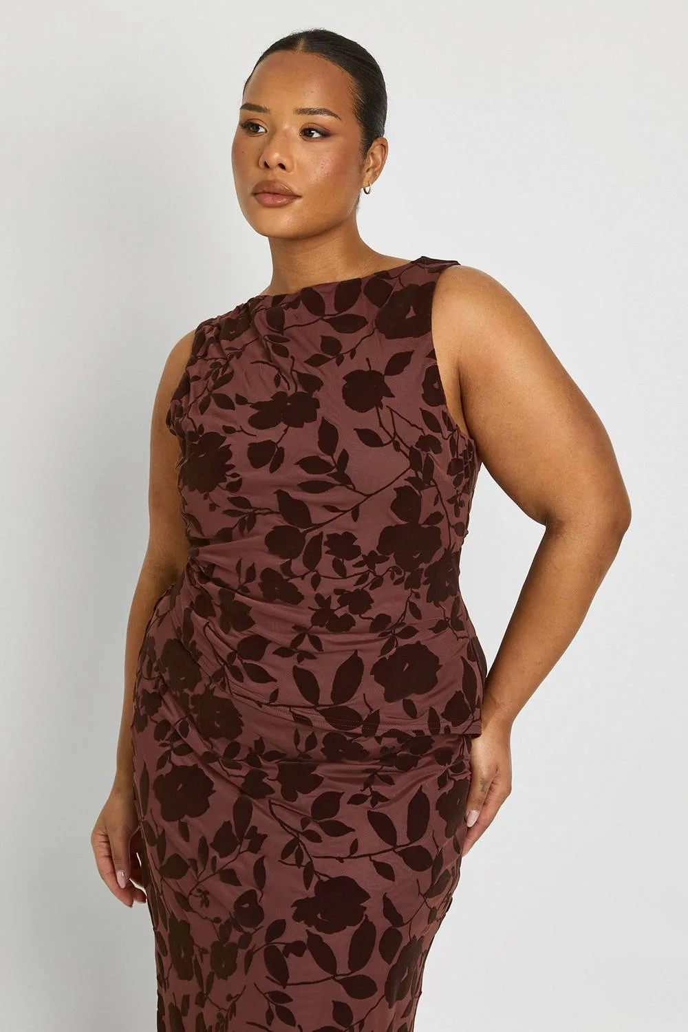 Devore Sleeveless Top by boohoo