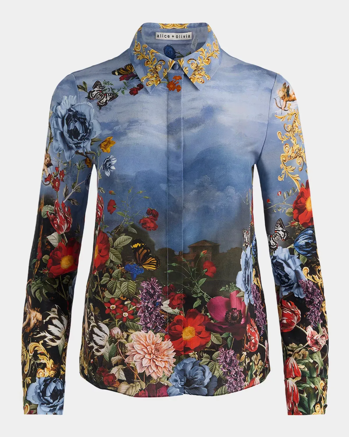 Willa Placket Top by ALICE + OLIVIA