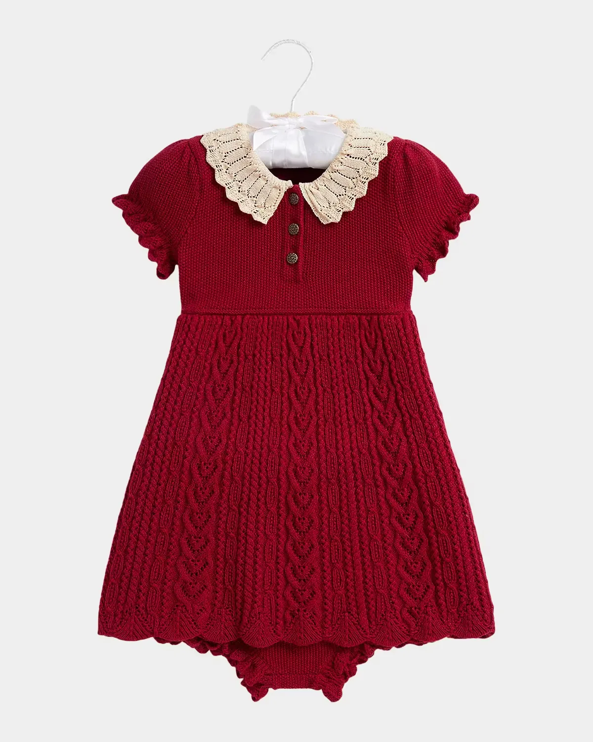 Pointelle Dress & Bloomers Set by Polo Ralph Lauren