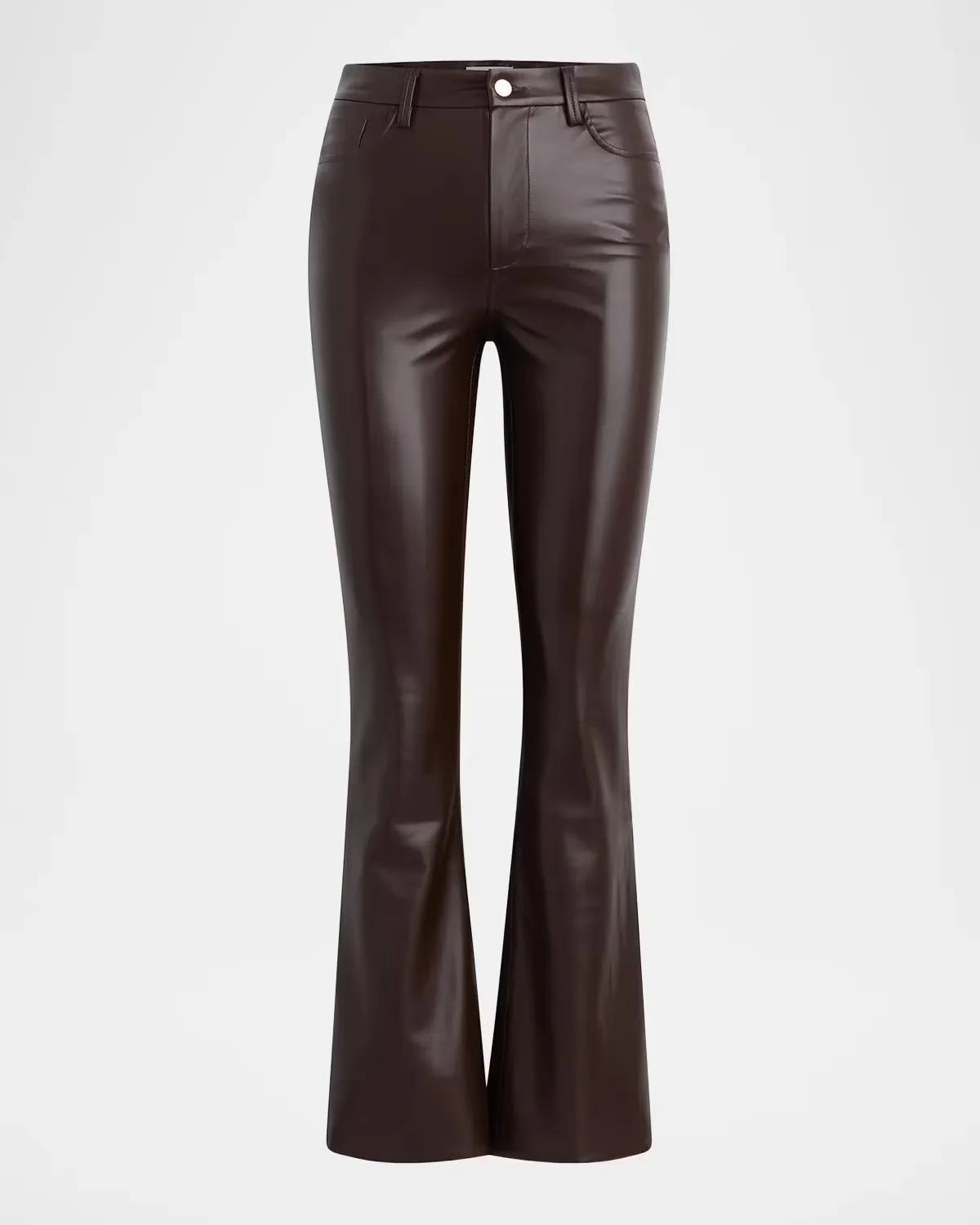 The Vegan Leather Flare Pants by Joe & apos;s Jeans