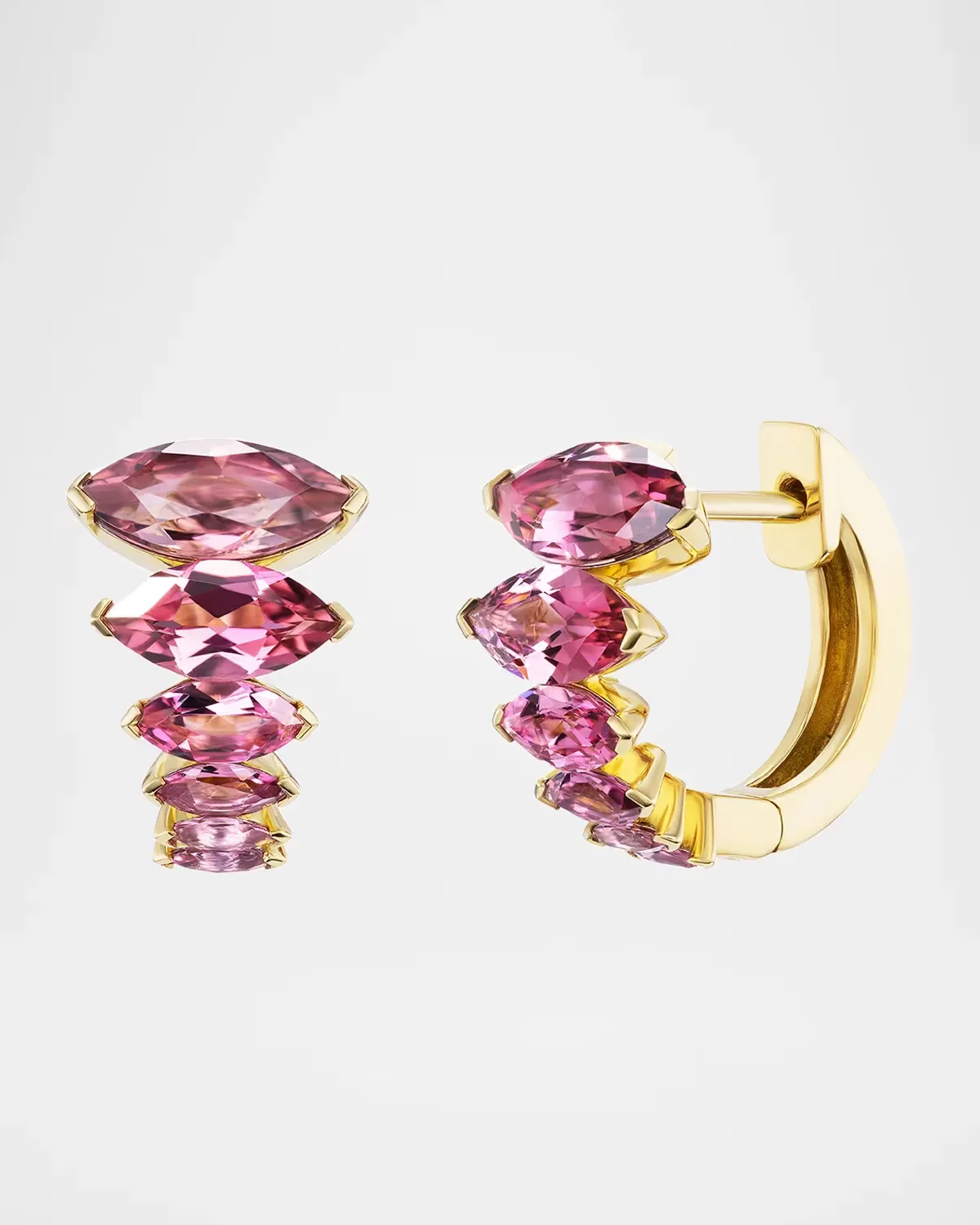 18K Yellow Gold & Tourmaline Earrings by Emily P. Wheeler