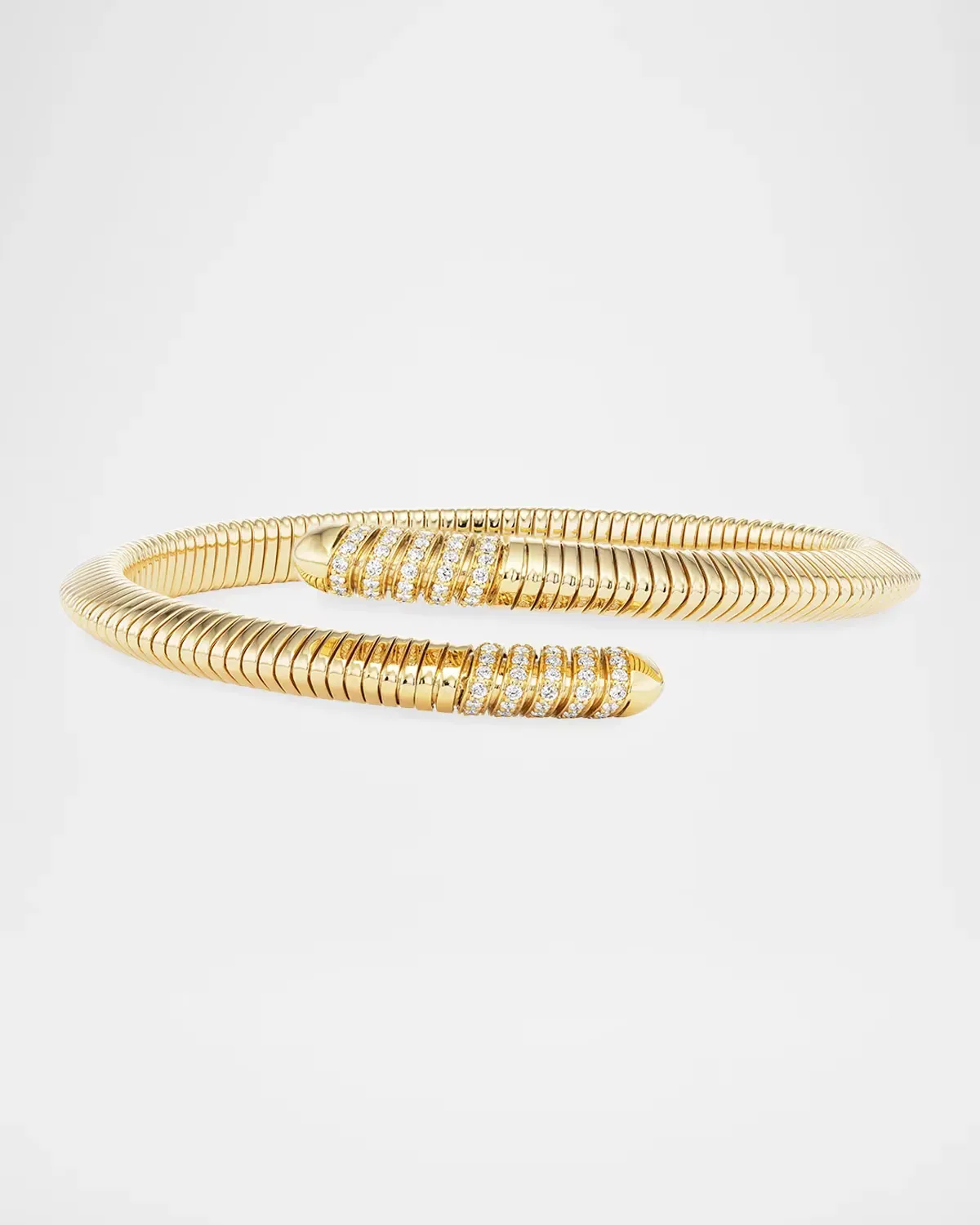18K Yellow Gold & 0.27 TCW Diamond Tubogas Bracelet