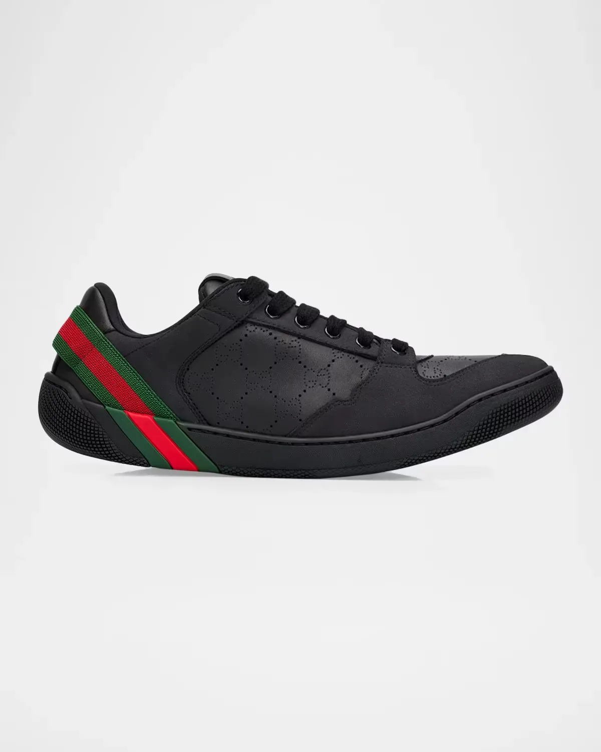 Screener 3.0 Perforated Leather Sneakers by Gucci