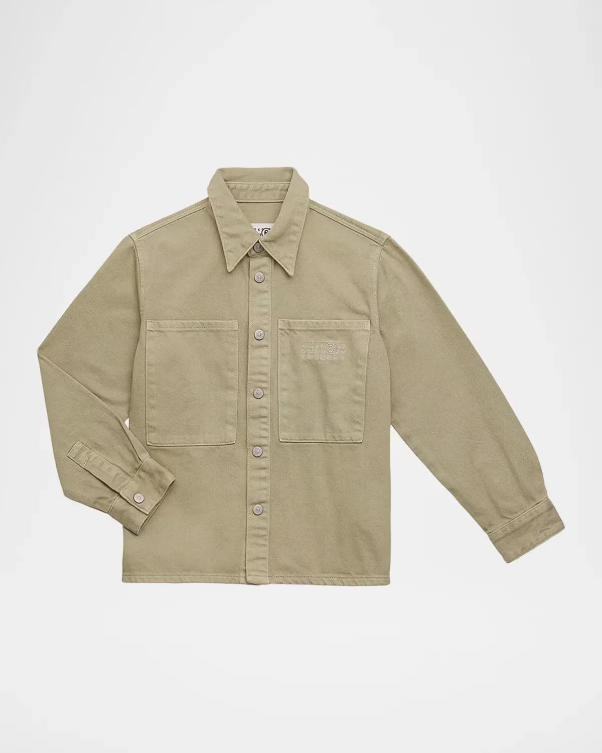 Camicia Cotton Twill Shirt by MM6 Maison Margiela