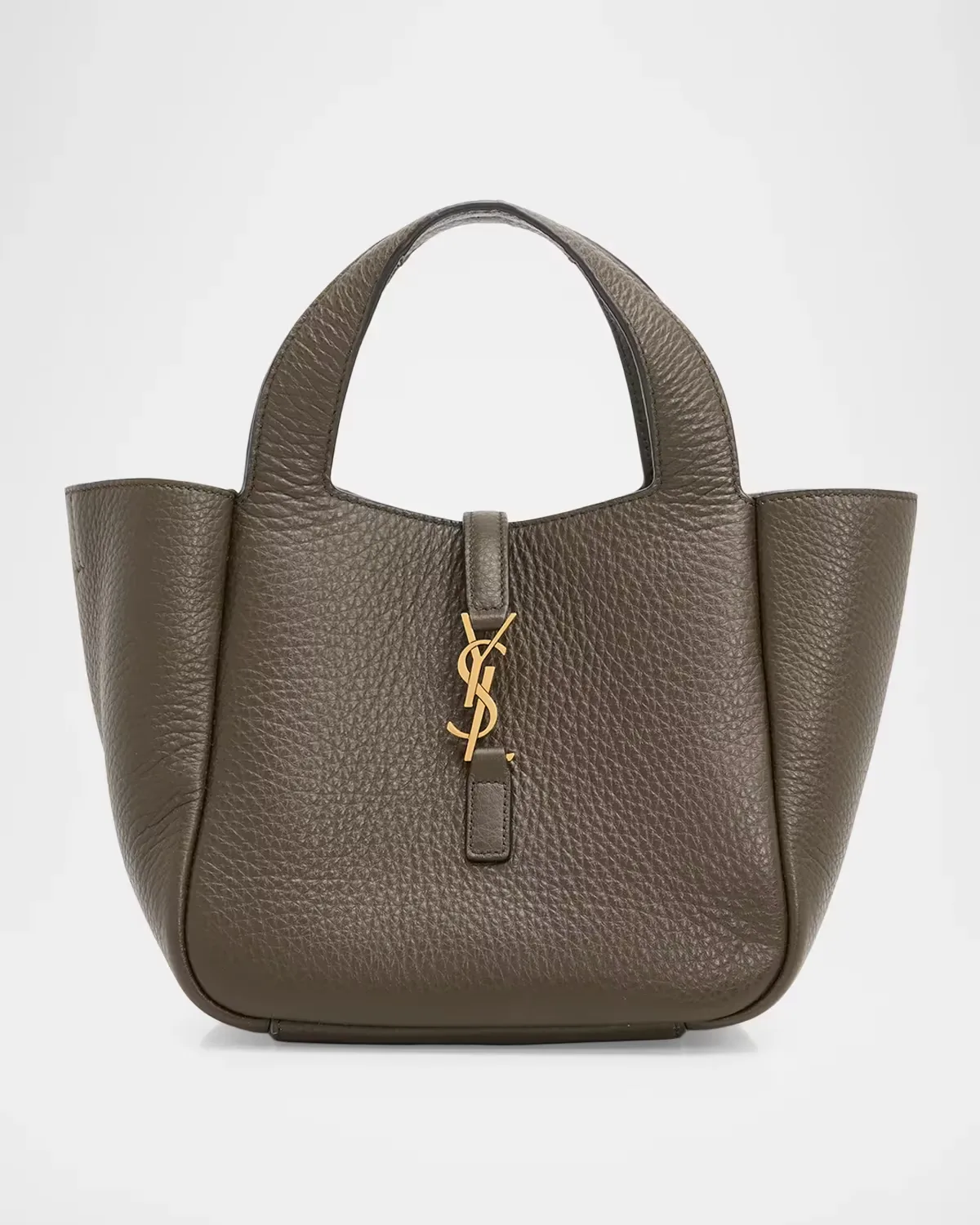 Le 5 à 7 Bea Mini Tote Bag in Grained Leather by Saint Laurent