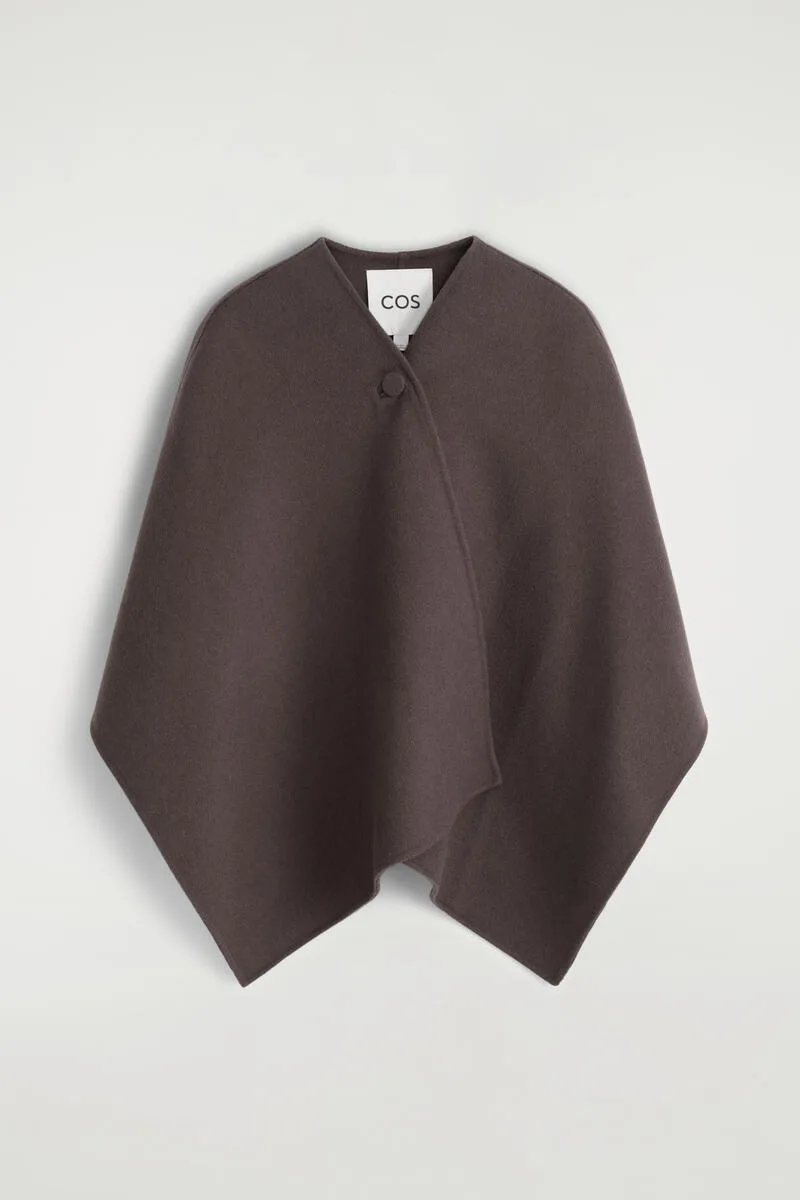 Double-Faced Wool-Blend Cape by COS