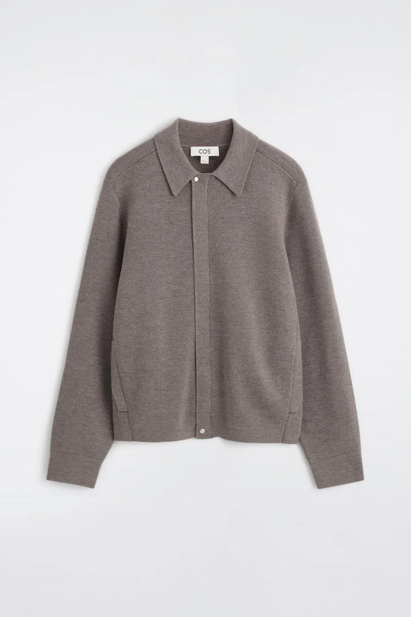 Merino Wool Harrington Jacket by COS