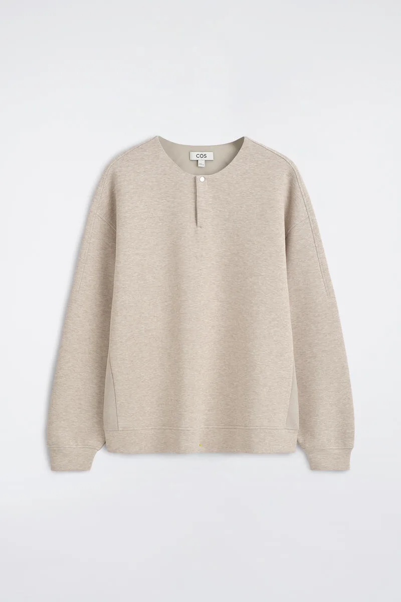 Relaxed Scuba Henley Top by COS