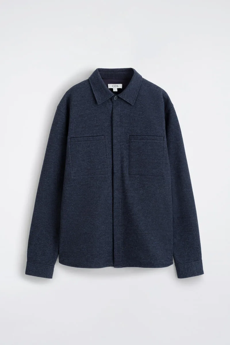 Relaxed Jersey Overshirt by COS