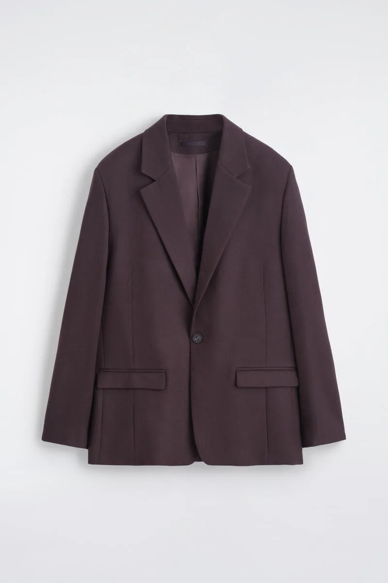Wool-Twill Single-Breasted Blazer by COS