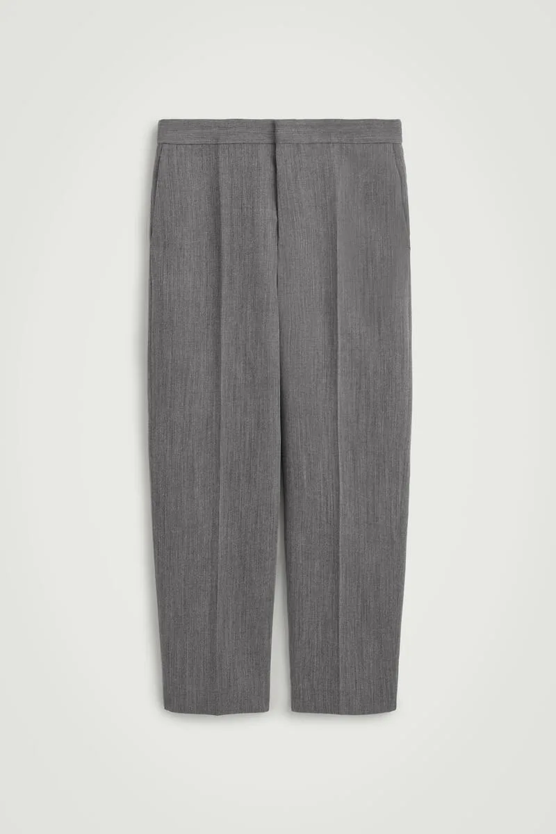 Wool Regular-Fit Straight-Leg Pants by COS