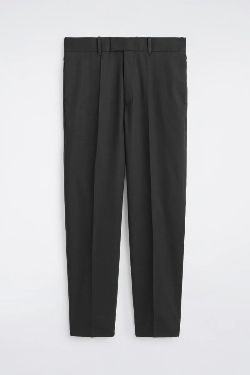 Wool Regular-Fit Tapered Pants by COS