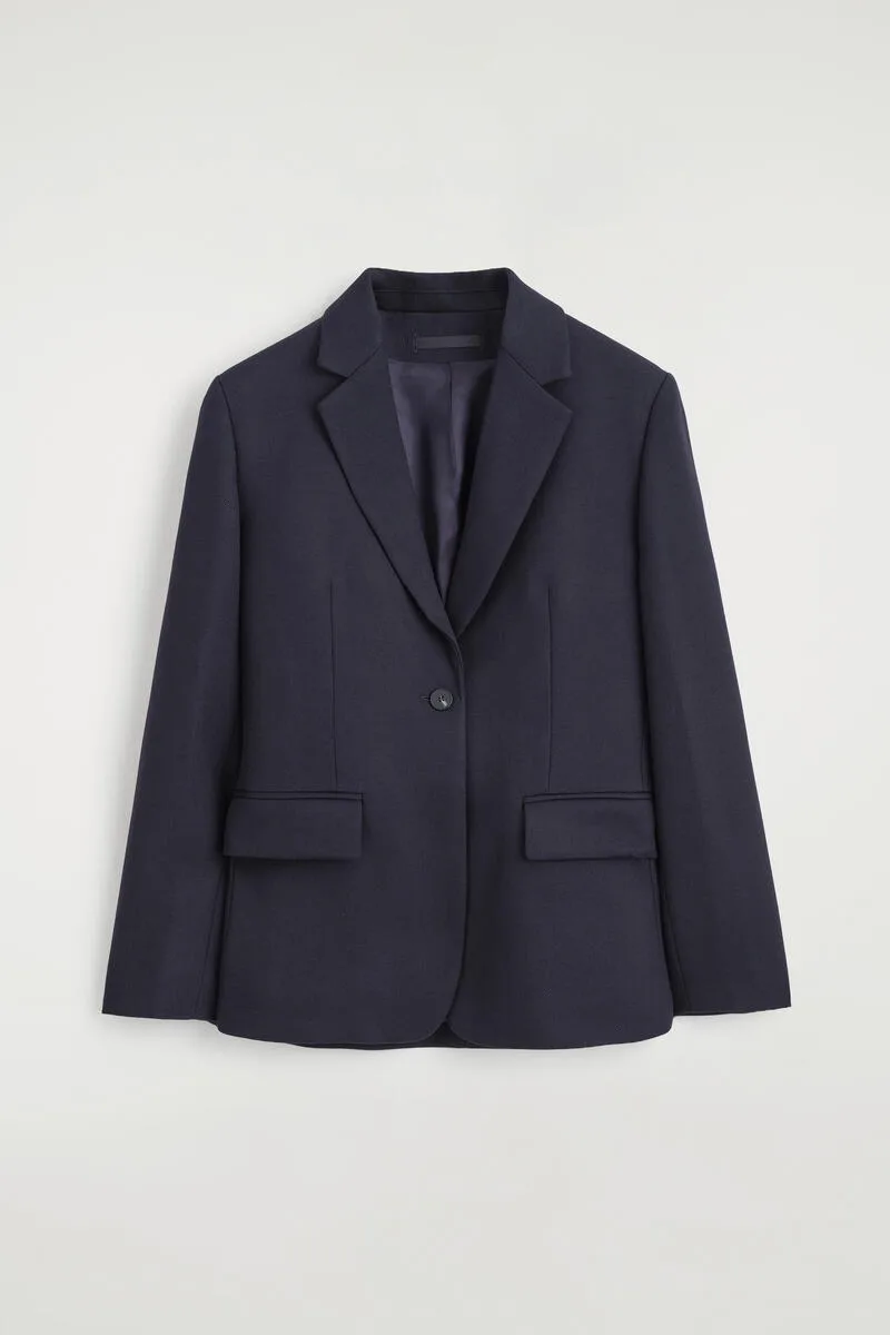Single-Breasted Wool Blazer by COS