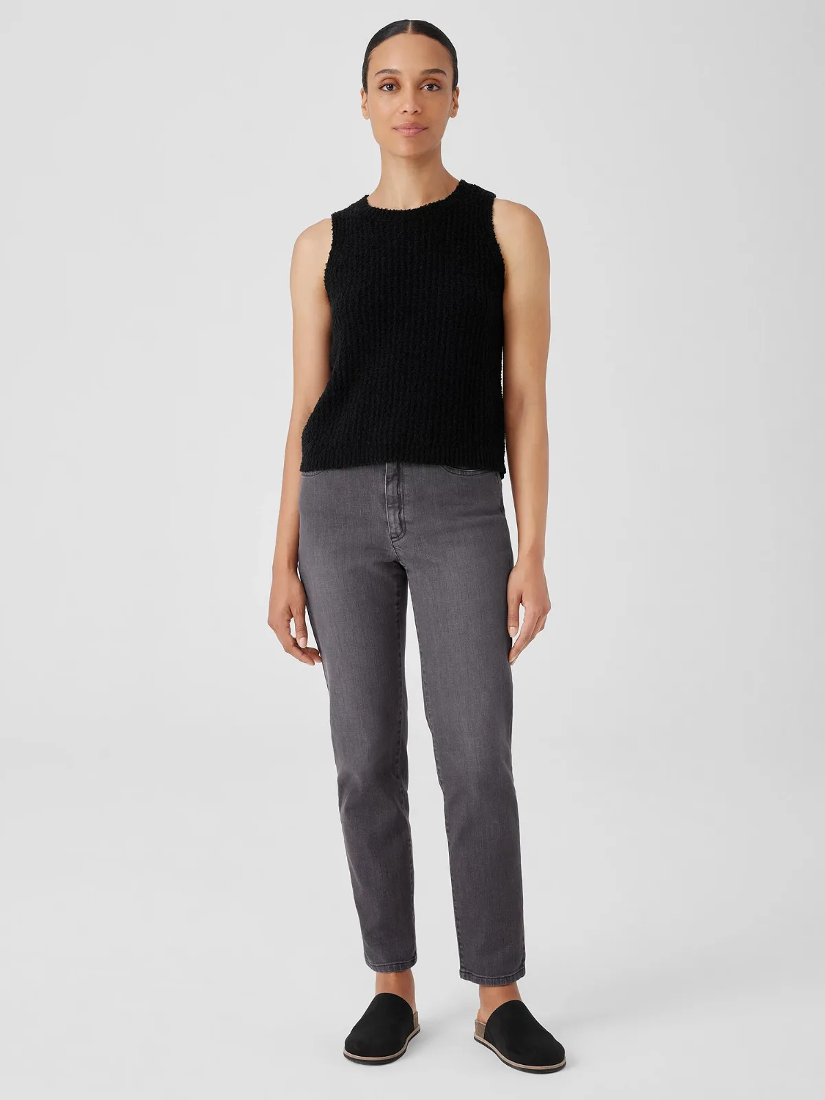 Organic Cotton Stretch Slim Jean by EILEEN FISHER