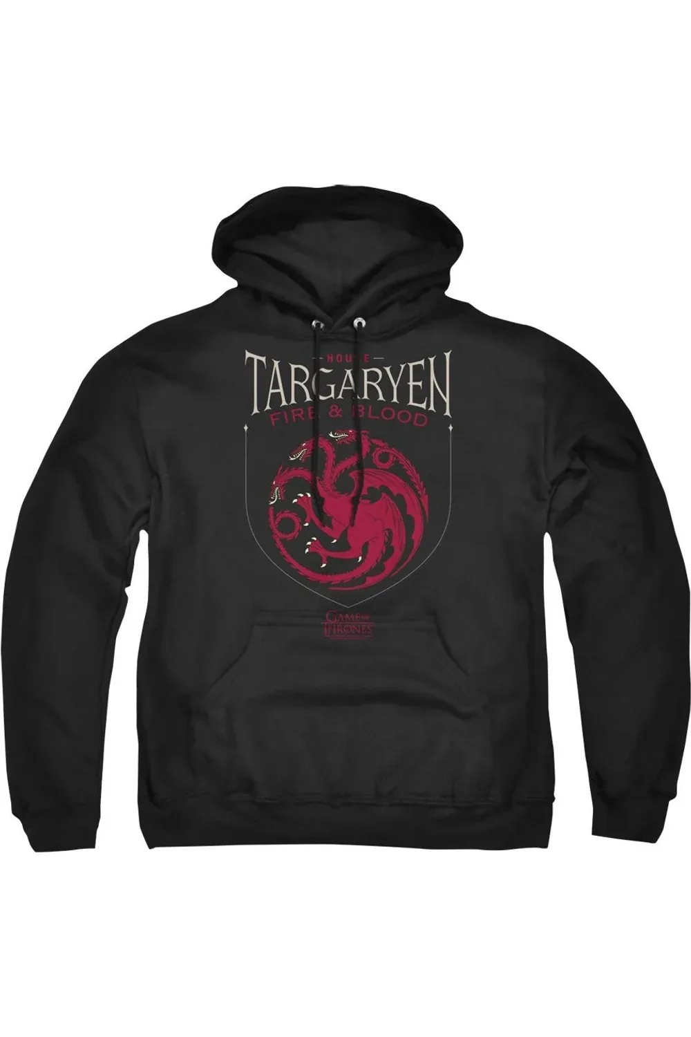 Game of Thrones House Targaryen Sigil Pull Over Hoodie / Hooded Sweatshirt by Gildan